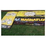 2 Vintage Schwinn Bicycle Banners, 36x60",