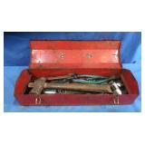 19x7x4.5" Tool Box inc. Crescent Wrench, Linemen
