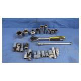 1/2" Drive Socket Wrench,Extension&Sockets