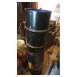 2 Vintage Valvoline Barrels-5 gal(no lids)