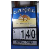 31x47" Vintage Camel Cigarette Adv. Sign