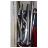 Various Exhaust Pipes&Pcs. incl. Kendall Motor Oil