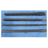 4 Craftsman Chisels of Various Sizes