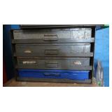 4 Box Metal Tool Storage Drawers