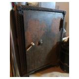 Antique Cast Iron Safe on Wheels-The McGinness