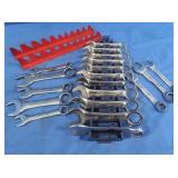 Set of Open-ended Wrenches w/some duplicates