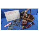 Miscellaneous items inc. Can Opener,Fun Knit