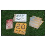 Various Road Signs-24x18"