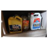 Contents of Cabinet-Anti-freeze,BrakeFluid&more