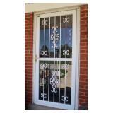 Decorative Metal Glass Door-38x80"