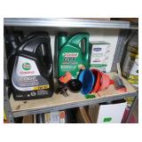 Castrol 5W-30 Oil, almost Full, 5W-20 (? Full),