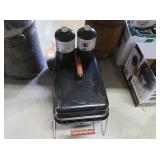 Charcoal Grill w/3 Partially full Propane Bottles