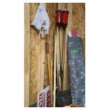 Shovels,Rakes,Staked Torch Lights&more