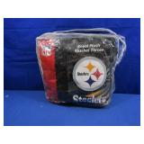 Pgh Steelers Plush Throw approx 60x8"