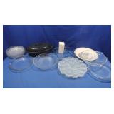 Pyrex Glass Pie Plates,Covered Enamel Roasting