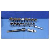 1/2" Drive Socket Extenders&Sockets,mostly