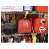 Vintage Metal GAs Can(partially full),2-5gal