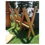 Wooden Sawbuck-48"Wx46"H
