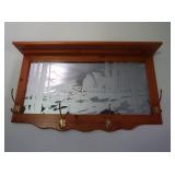 Mirrored Clothes Rack-Wall Monted-23x12.5"