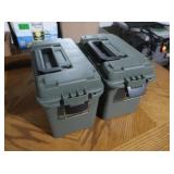 2 Plastic Storage Boxes 158x10