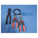 LIneman Pliers,2 Pr. of Craftsman Cutters