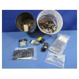 NIP Cable Ties,Container of Screws,Variety of