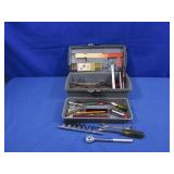Plastic 13_" Tool Box w/Contents-Sm Tools-Some