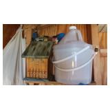 Corner Contents-Birdhouse,Steel Wool Pads&more