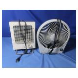 Space Heater, Massey Fan-Untested