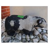 Cement Bear Statue-approx. 20x7.5x12"
