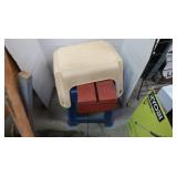 3 Stools 17",9 1/2"&5" High