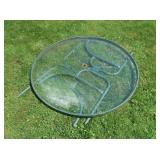 Metal Frame,Glass Patio Table 48"