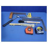 3 Sm.Carpenters Squares,sm Hammer,2-25