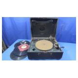 Vintage Victrola VV 2-60 Portable Wind-up