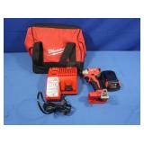 Milwaukee Impact Driver w/Battery,Charger 1/4"