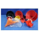 Various Funnels, different Sizes,Plastic