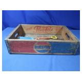 Vtg. Pepsi Crate 18x12x5