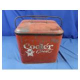 Vintaged Galvanized Cooler Chest