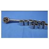 Craftsman 3/8" Drive Socket Wrench&Sockets