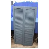 2 Plastic Shutters 14x51"