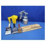 Paint Spray Gun,Paint Brushes,Stir Sticks&more