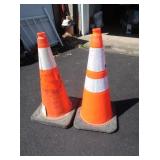 2 Traffic Construction Cones-29"H