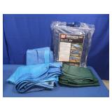 6 Tarps-various sizes(2 NIP)