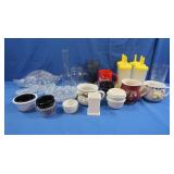 6 Pack Popsicle Maker,Mugs,Ramekins,Cut Glass