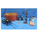 Multiple Cast Iron Amish Figurines,Dutch Country