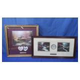 2 Framed Thomas Kinkade Prints