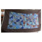 Vintage Hand-stitched Winding Ways Patchwork