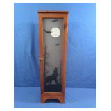 4 Shelf Small Light Up Cabinet(Works) w/Wolf