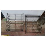2 Wire Racks 19"Wx17"Dx17"H