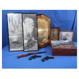 Variety Of Hanging Pictures Of Different Sizes